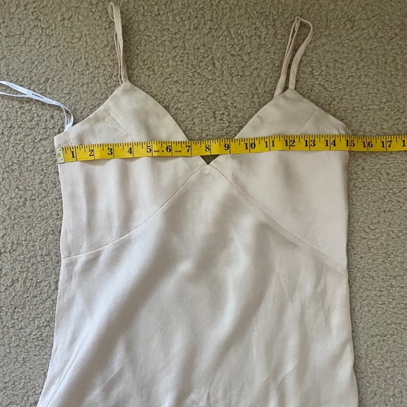 Long Satin Dress - Champagne Sz S - Picture 13 of 15